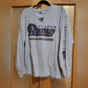2X St. Louis Rams  long sleeve lightweight sweatshirt.